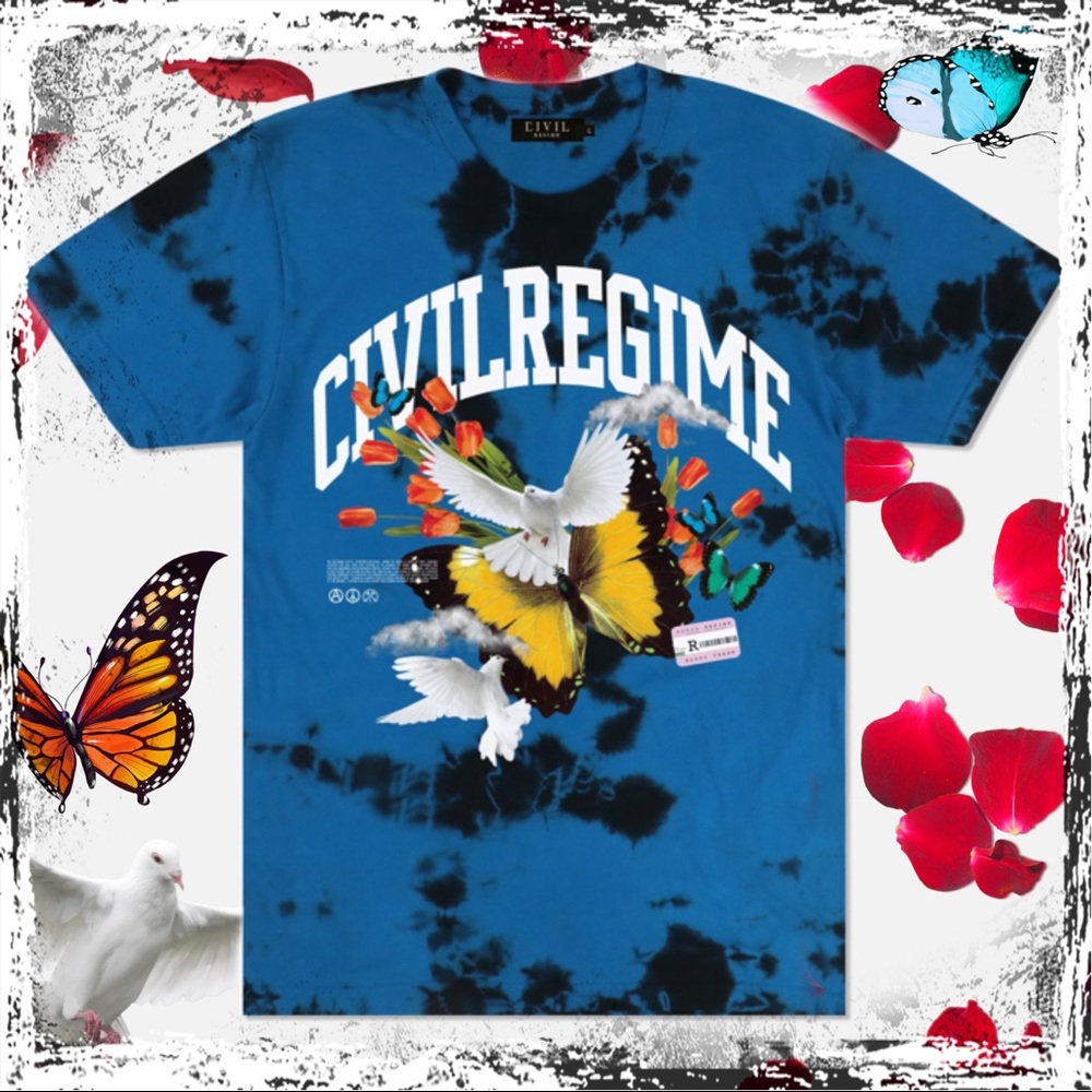 Civil Regime More Hope Tee Black Ice Wash